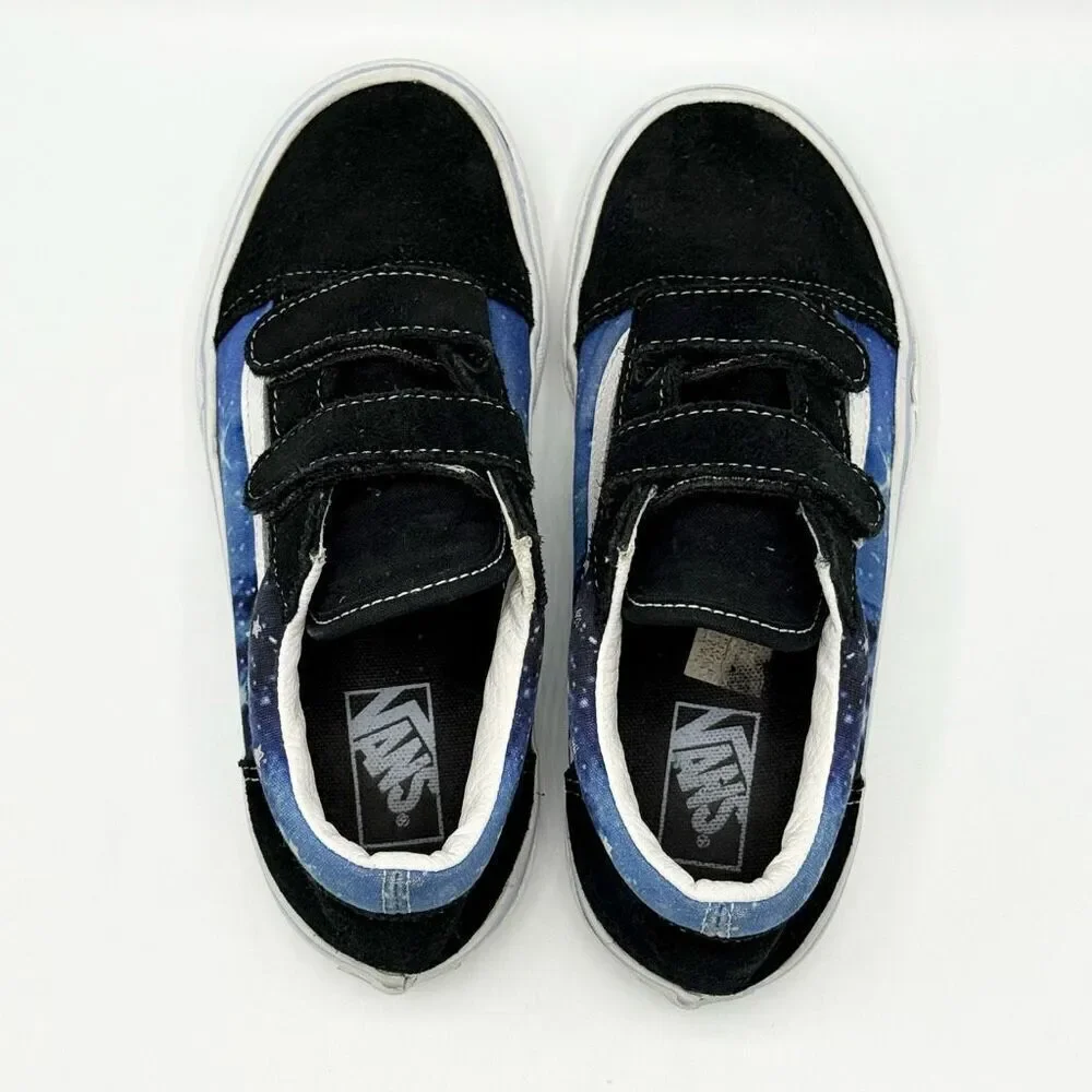 Vans Aplix Galaxy Print Canvas Sneakers - Kids US 3
